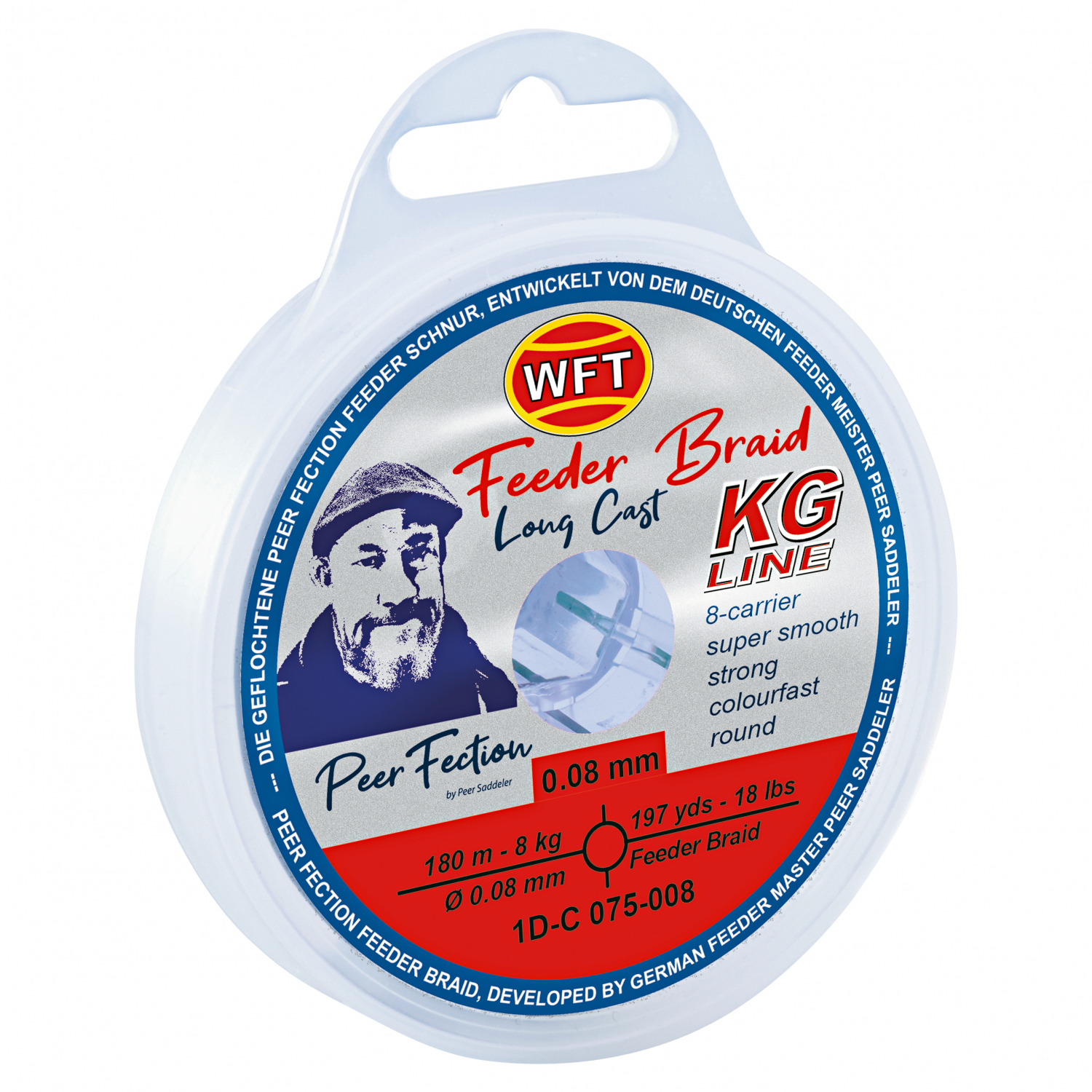 PEER FECTION LC FEEDER BRAID – blue – Bild 2