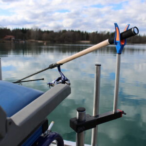 Einfach ausziehbare Rutenablage